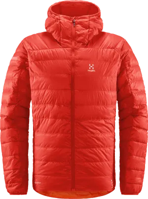 Haglöfs Men&#x27;s L.I.M Down Hood Habanero | Buy Haglöfs Men&#x27;s L.I.M Down Hood Habanero here | Outnorth