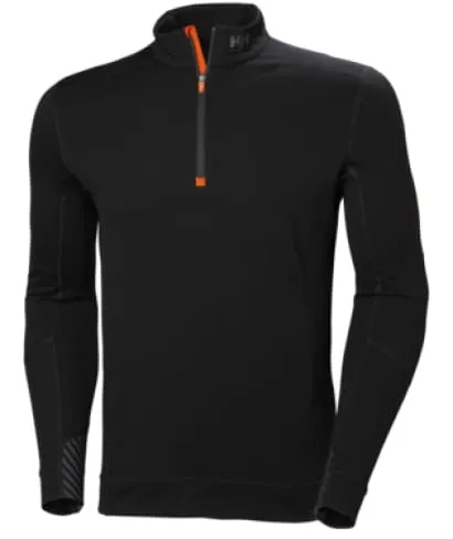 Helly Hansen Hh Lifa Merino Wool Half Zip Base Layer thermal top 75107