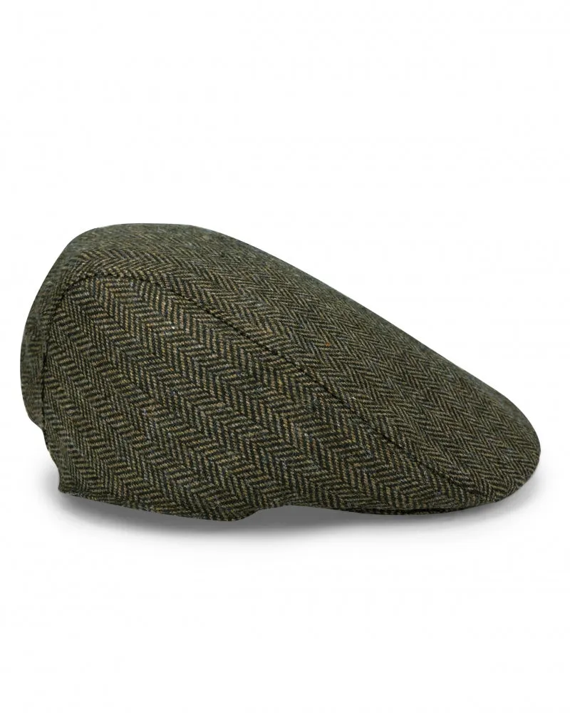 Hoggs Herringbone Waterproof Tweed Cap