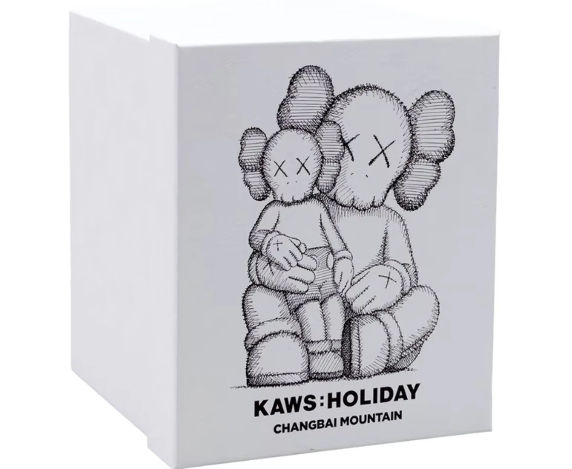 Holiday Changbai Mountain- Black Fine Art Toy by Kaws- Brian Donnelly