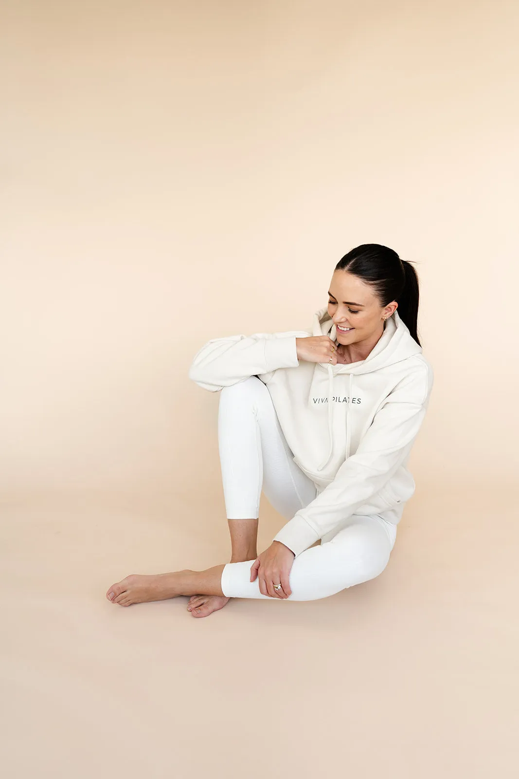 Hooded Jumper Cream