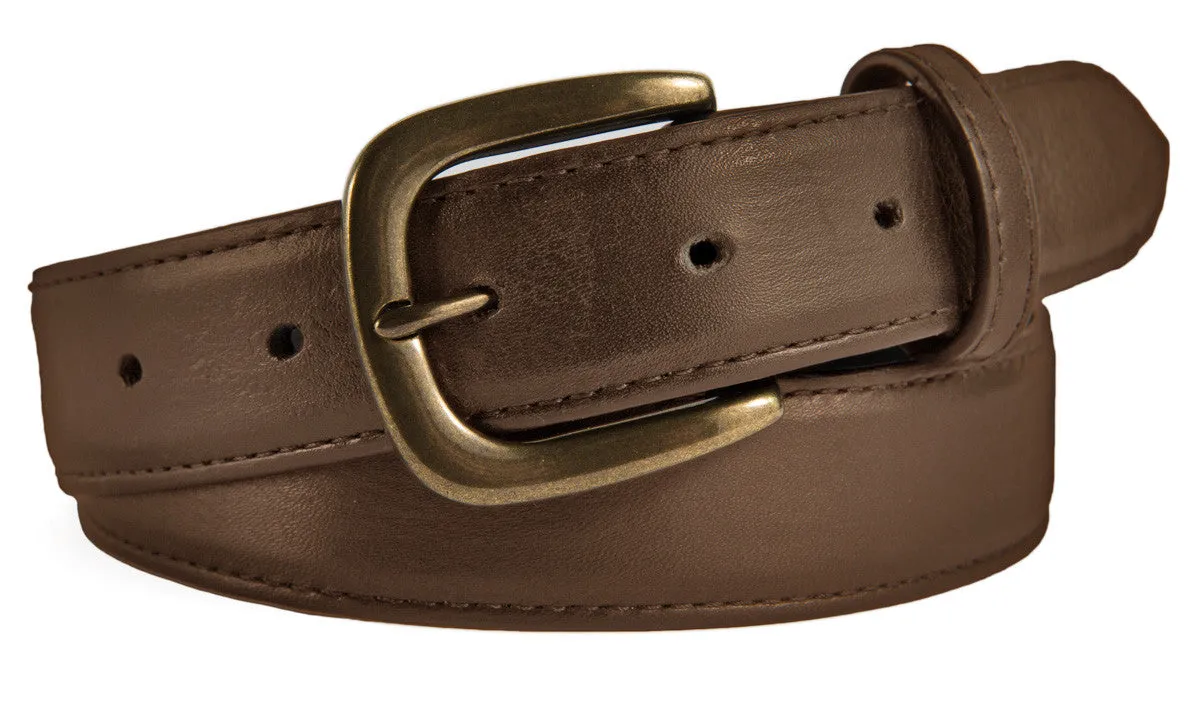 Hudson Belt, (1.25") Antiqued Brass Buckle