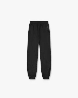 Initial Down Trackpant - Black