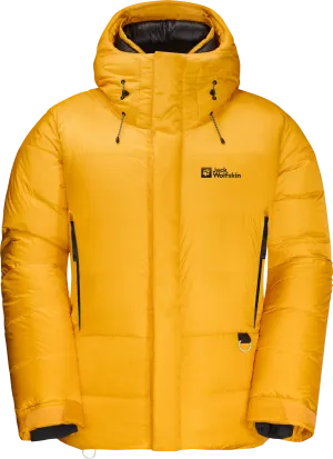 Jack Wolfskin Unisex 1995 Series Down Hoody Burly Yellow XT | Buy Jack Wolfskin Unisex 1995 Series Down Hoody Burly Yellow XT here | Outnorth