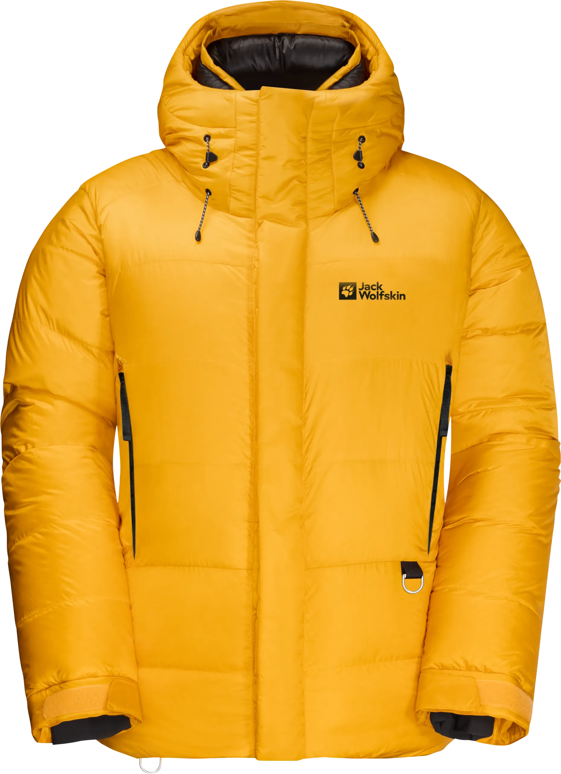 Jack Wolfskin Unisex 1995 Series Down Hoody Burly Yellow XT | Buy Jack Wolfskin Unisex 1995 Series Down Hoody Burly Yellow XT here | Outnorth