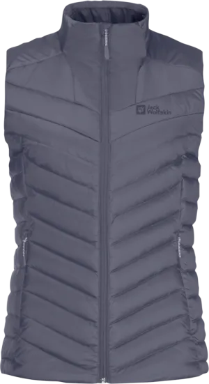 Jack Wolfskin Women&#x27;s Passamani Down Vest Dolphin | Buy Jack Wolfskin Women&#x27;s Passamani Down Vest Dolphin here | Outnorth