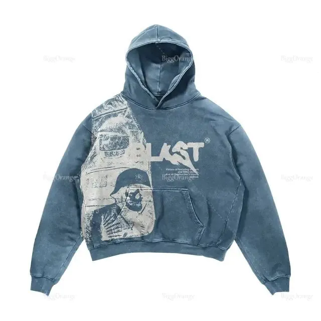 KG Faded Graphic Hoodie