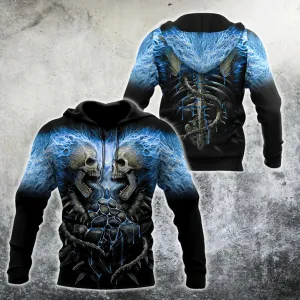 Lighting Skulls Hoodie For Men And Women