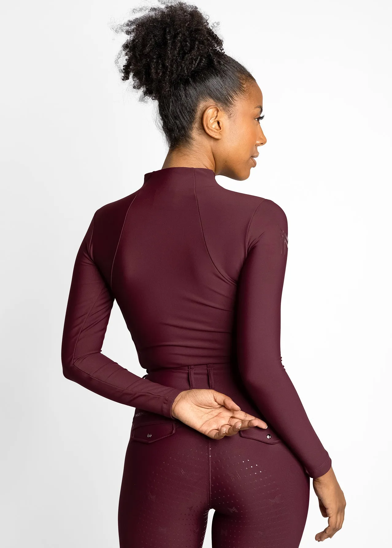 Long Sleeve Base Layer (Burgundy)