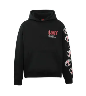 Lost Intricacy Mitt Hoodie Black/Red