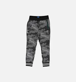 Low Crotch Print Tech Sweatpants - Black/White Camo