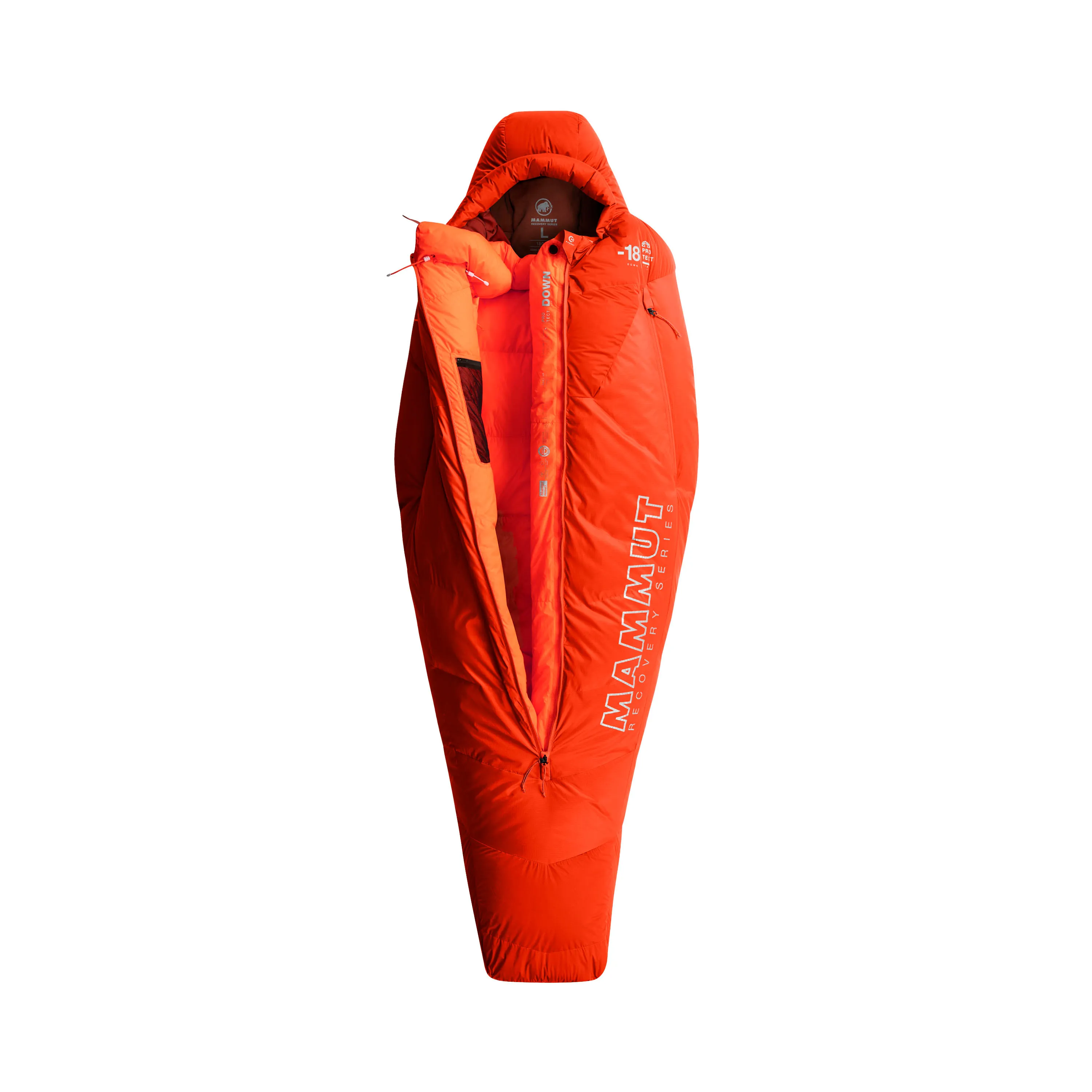 Mammut Protect Down Bag -18c Safety Orange | Buy Mammut Protect Down Bag -18c Safety Orange here | Outnorth