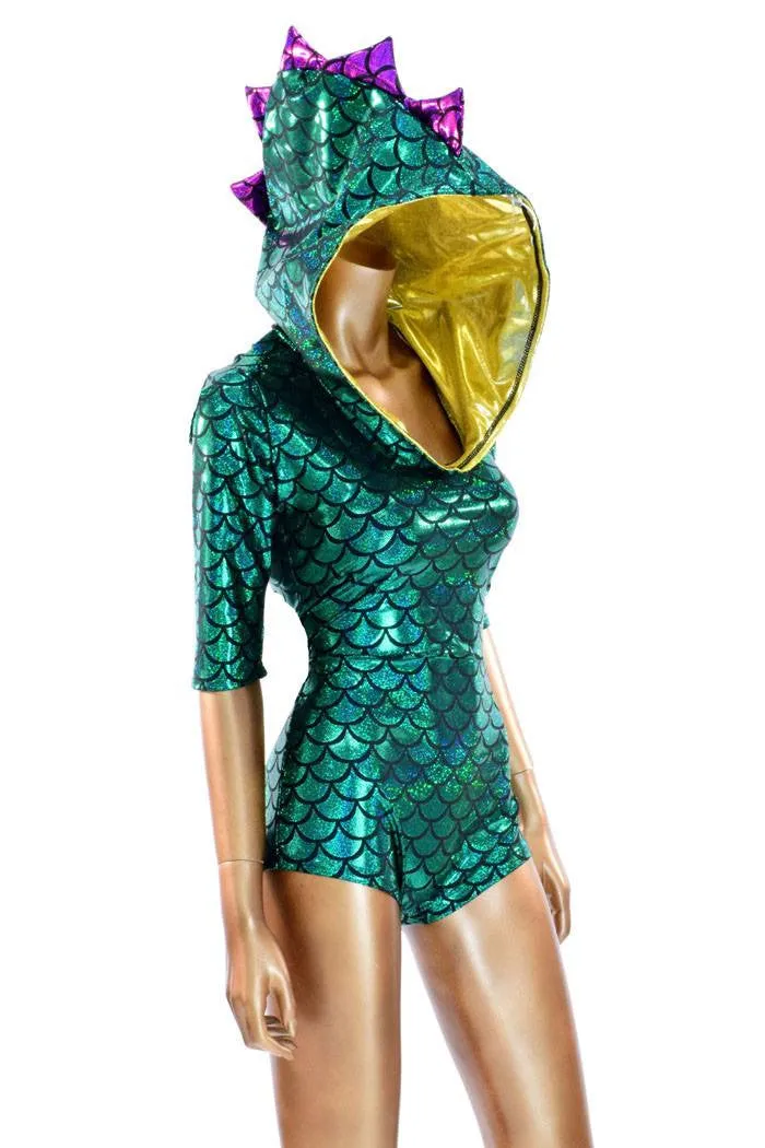 Mardi Gras Hoodie Romper