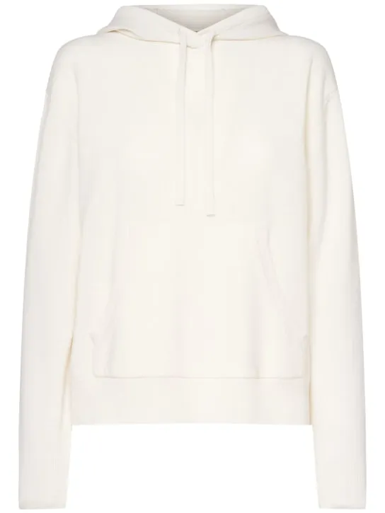 Max Mara   Tenente hooded wool &amp; cashmere sweater 