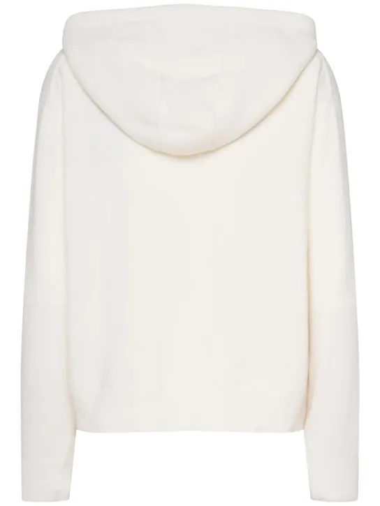 Max Mara   Tenente hooded wool &amp; cashmere sweater 