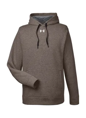 Men&#x27;s Under Armour Carbon Heather / Grey Hustle Fleece Hoodie 1300123