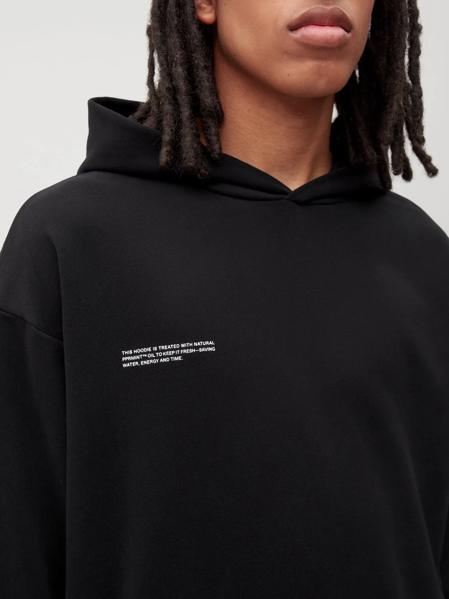 Mens 365 Midweight Hoodie—black