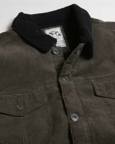 Men's Casual corduroy lined trucker jacket