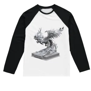 Merciless the Flaming SkyBird Sublimation Baseball Long Sleeve T-Shirt