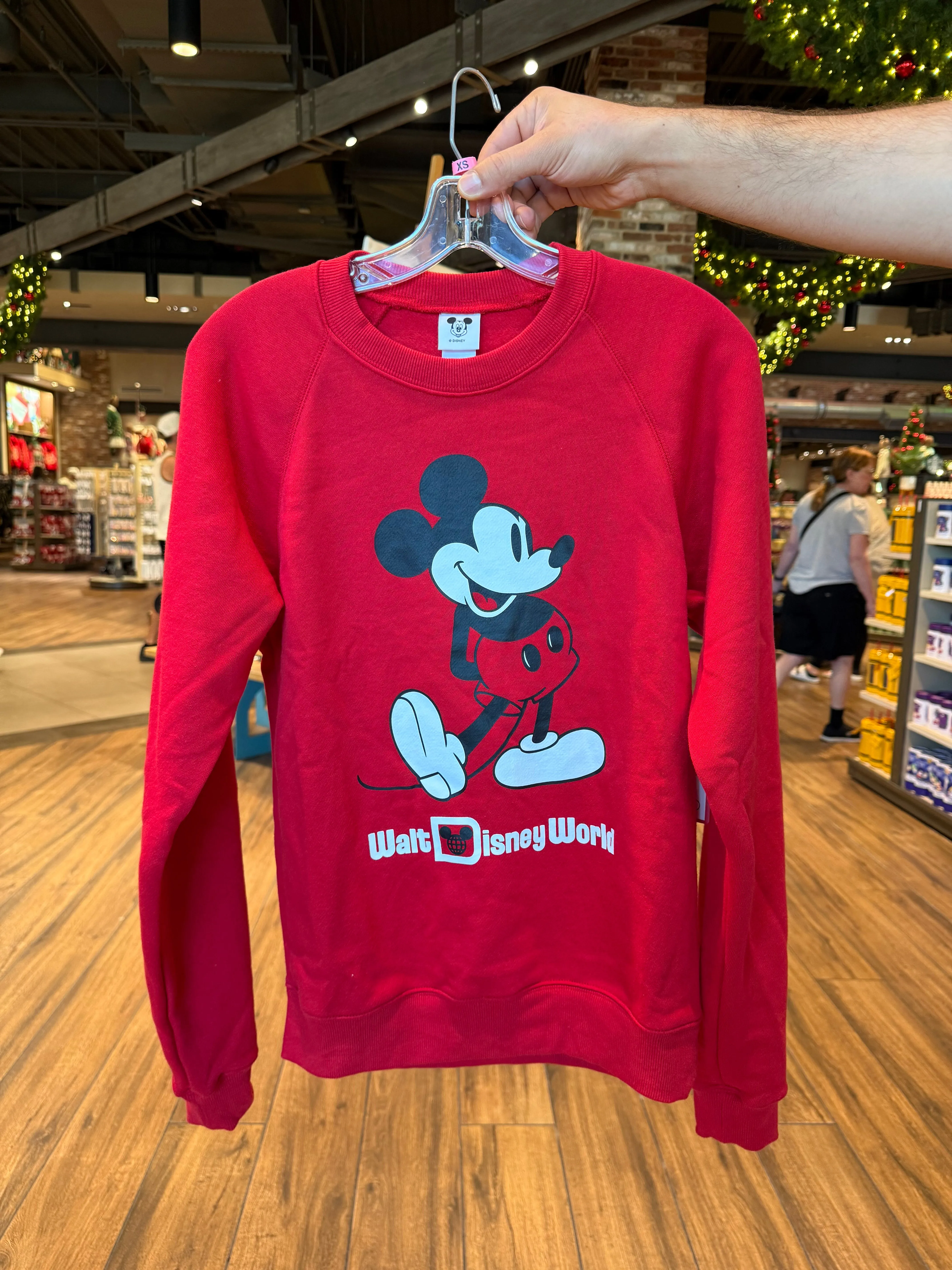 Mickey Red Crewneck