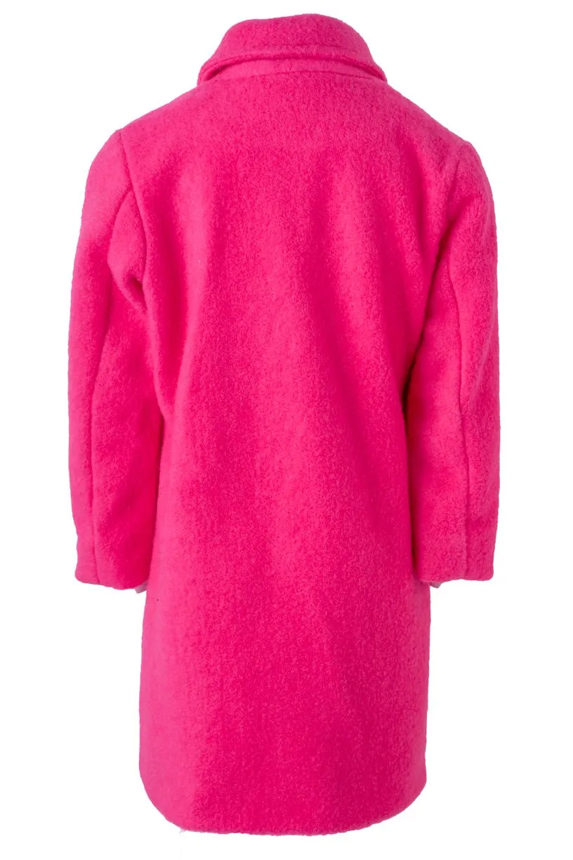 Mini Polly Coat in Hot Pink - FINAL SALE