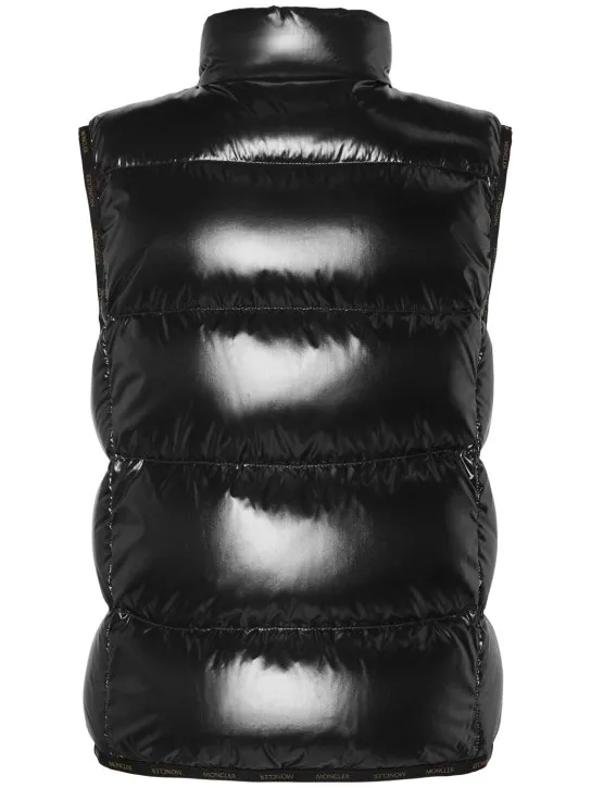 Moncler   Badia nylon laqué down vest 