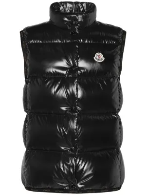 Moncler   Badia nylon laqué down vest 