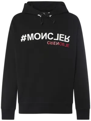 Moncler Grenoble   Logo cotton hoodie 