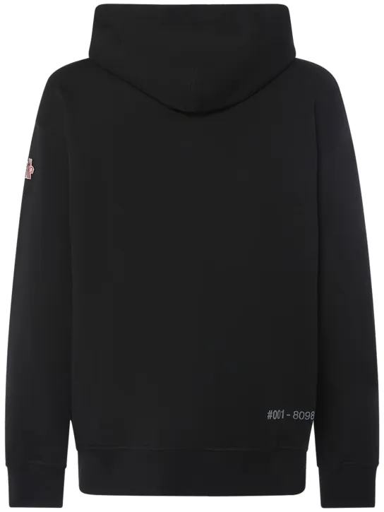 Moncler Grenoble   Logo cotton hoodie 