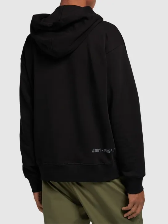 Moncler Grenoble   Logo cotton hoodie 