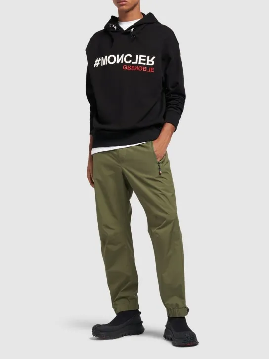 Moncler Grenoble   Logo cotton hoodie 