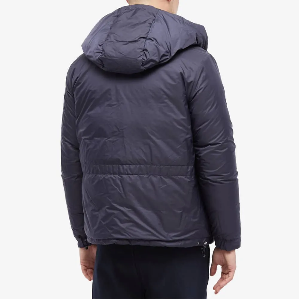 Moncler Mondego Padded Shearling Coat, Black