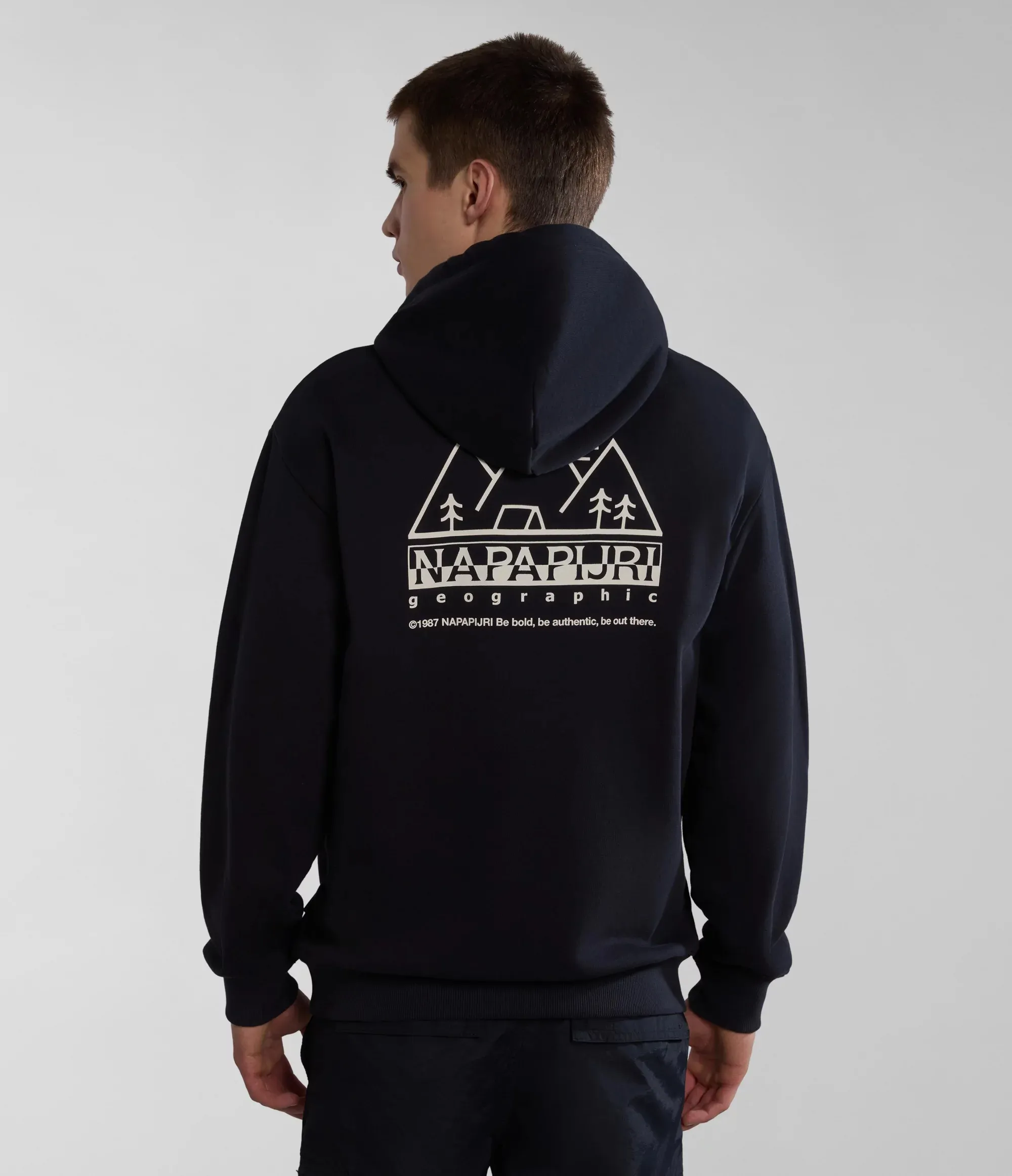 Napapijri Men&#x27;s Faber Hoodie Black | Buy Napapijri Men&#x27;s Faber Hoodie Black here | Outnorth