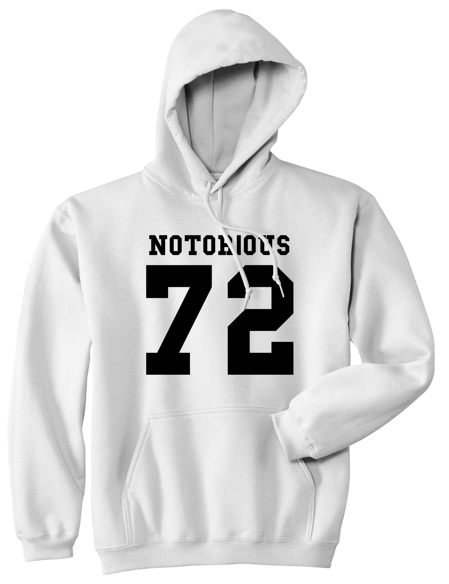 Notorious 72 Team Jersey Pullover Hoodie Hoody