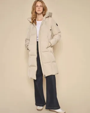 Nova Square Down Coat Feather Grey