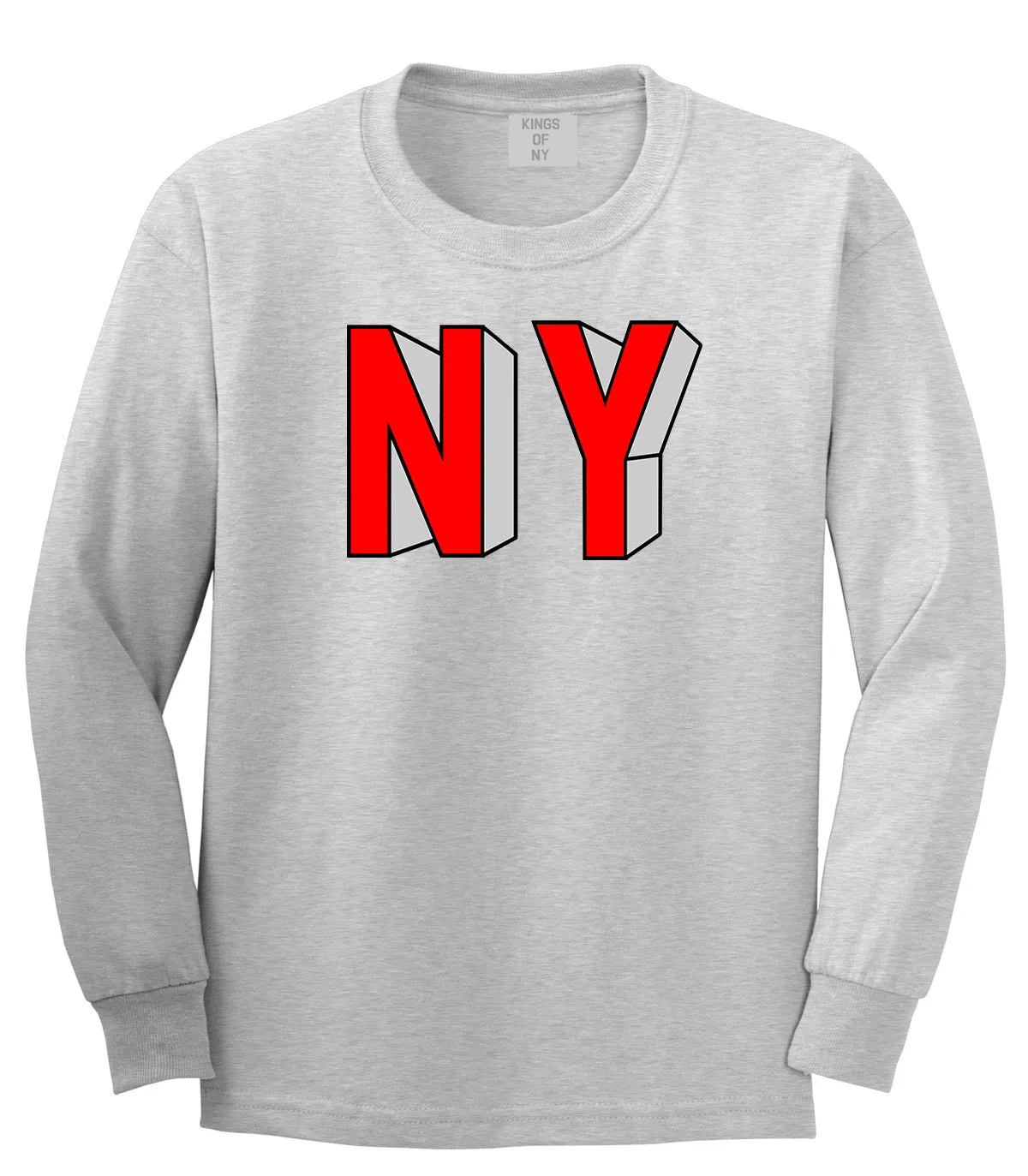 NY Block Letters Long Sleeve T-Shirt