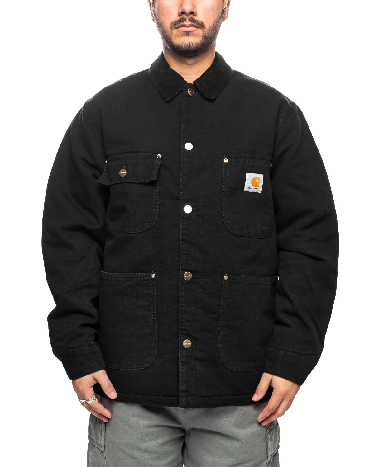 OG Chore Coat Black/Black (Aged Canvas)