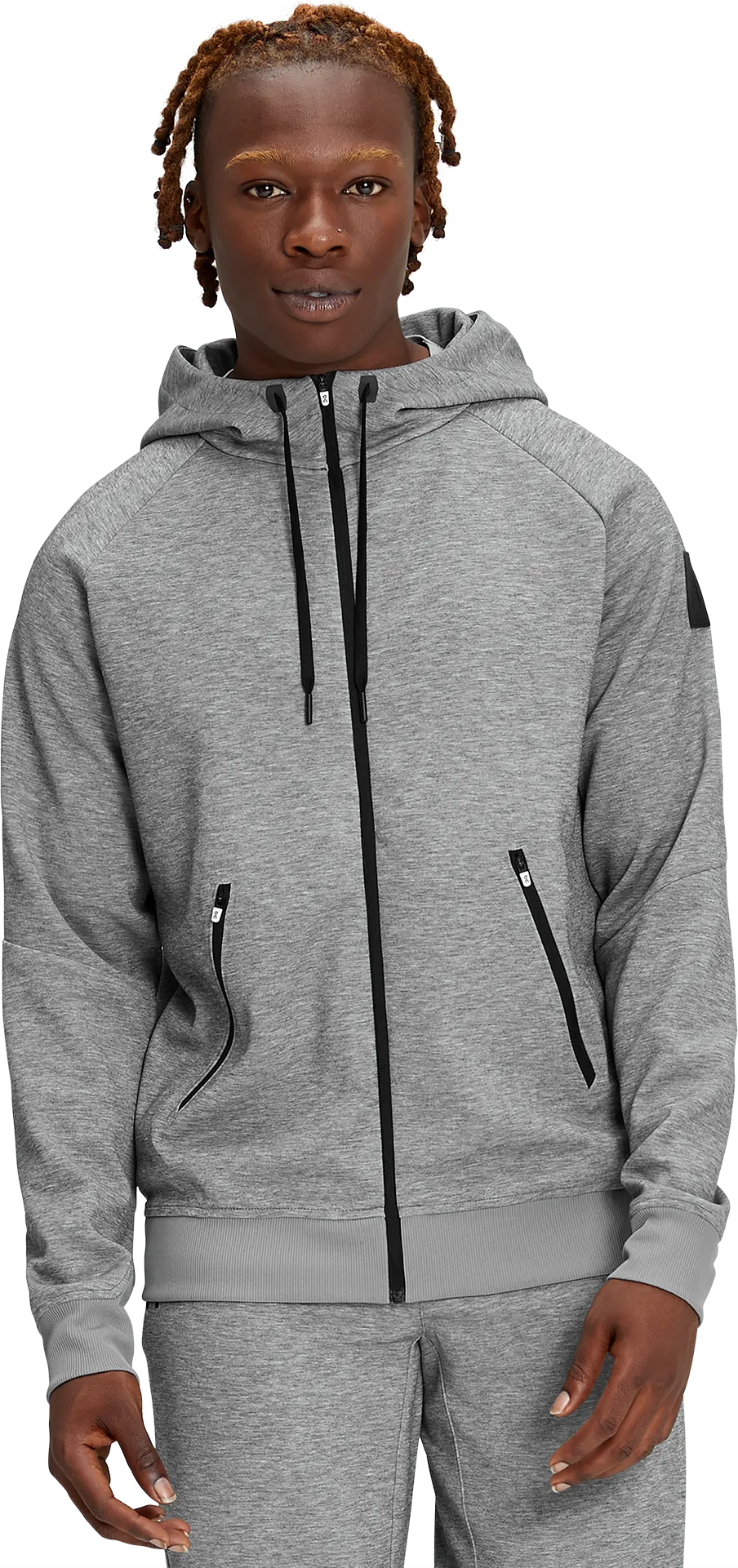 On Men&#x27;s Zipped Hoodie Grey | Buy On Men&#x27;s Zipped Hoodie Grey here | Outnorth