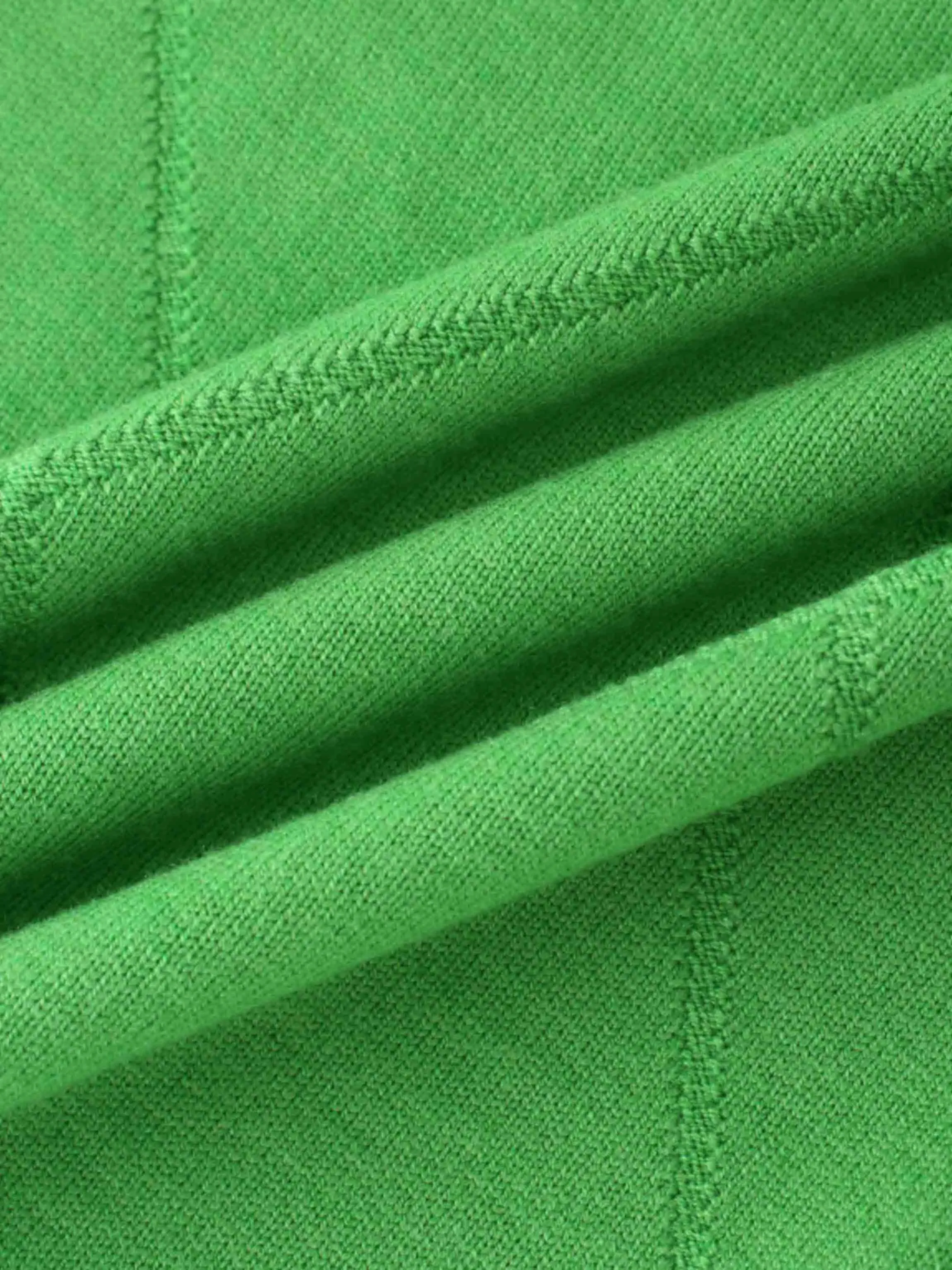 Oversized Diamond Detail Sweater-Kelley Green