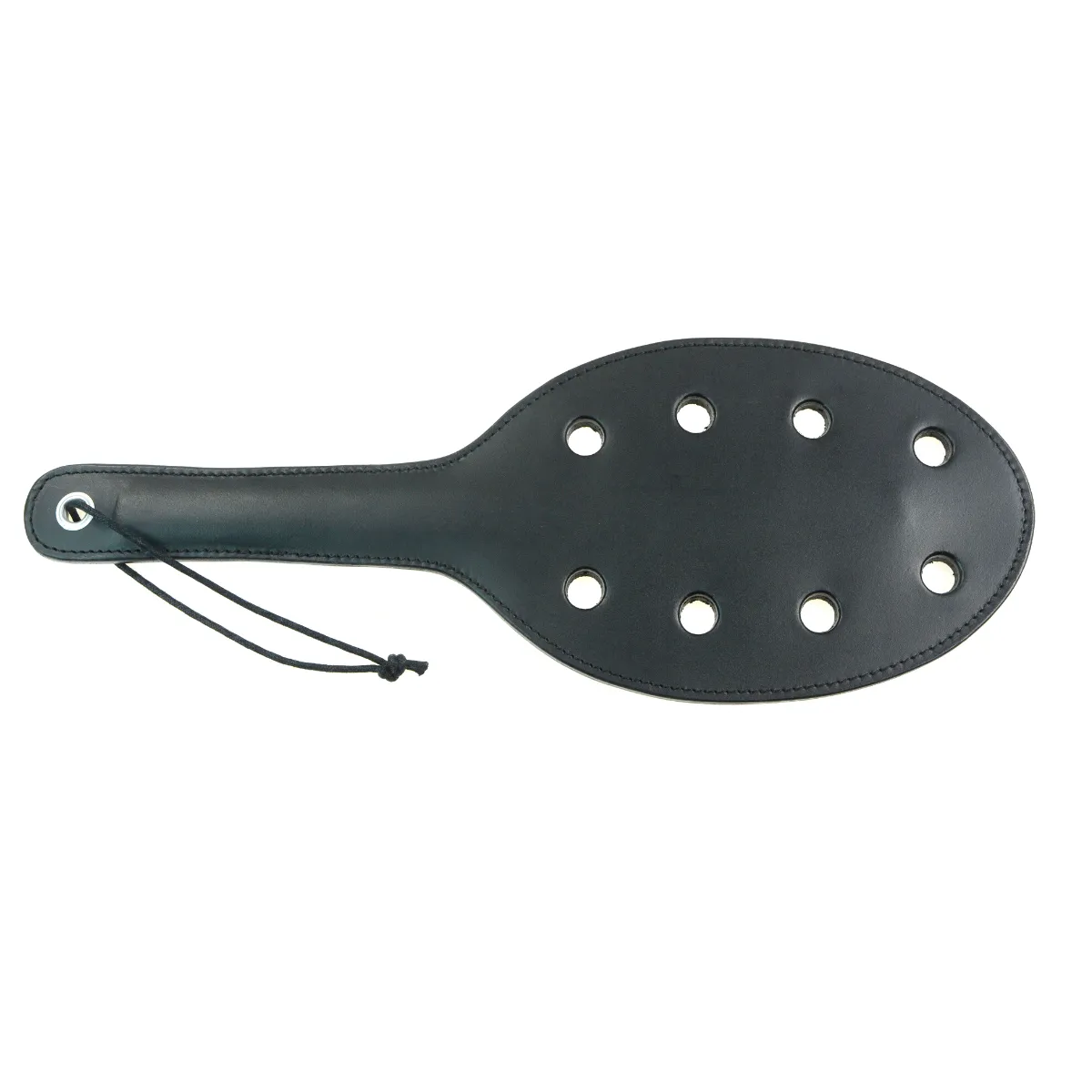 Paddle - Leather Spanking Paddle Saddle with Holes