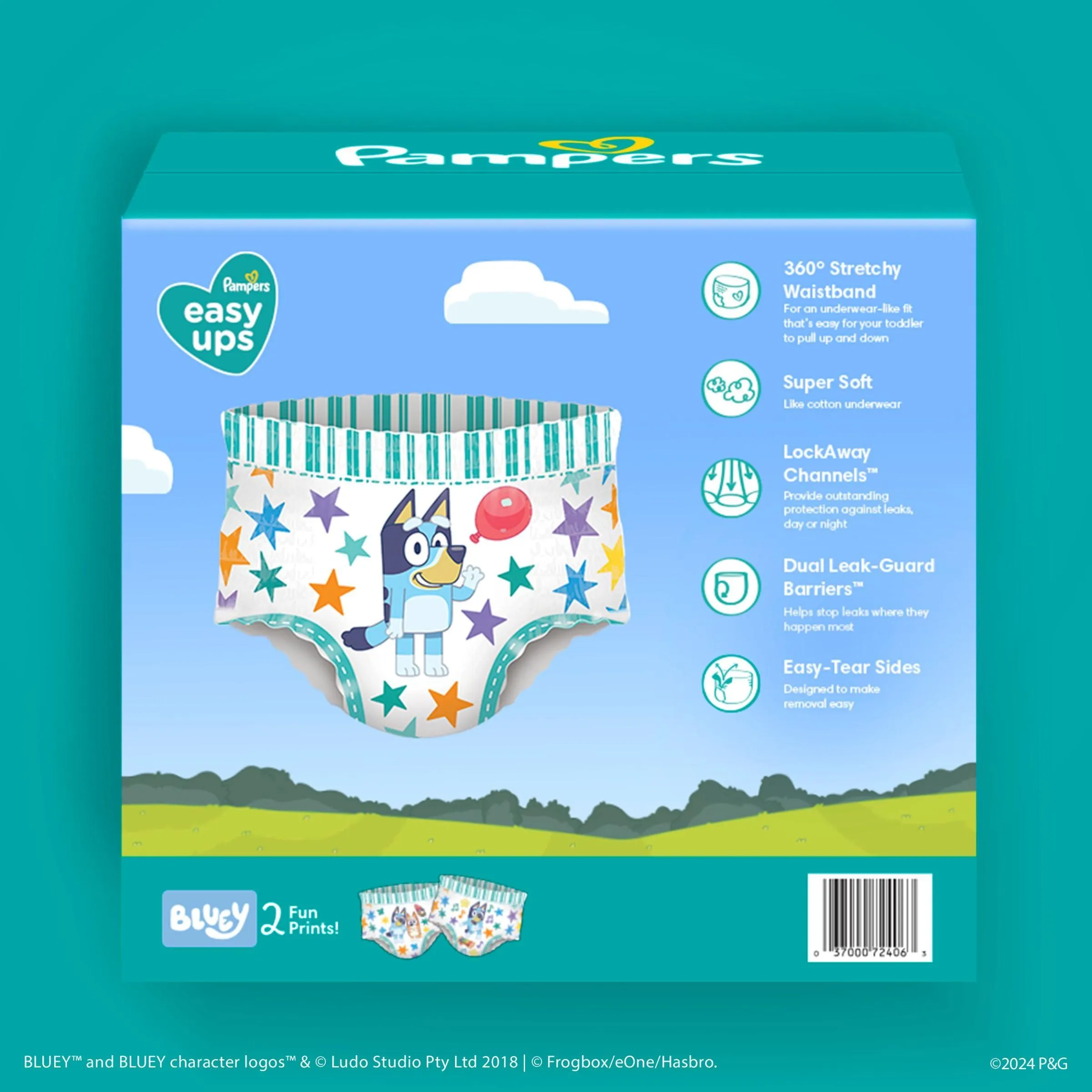 Pampers Potty Training Underwear for Toddlers, Easy Ups Diapers, Training Pants for Boys and Girls, Size 6 (4T-5T), 86 Count, Giant Pack