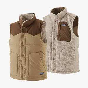 Patagonia Reversible Bivy Down Vest Tan