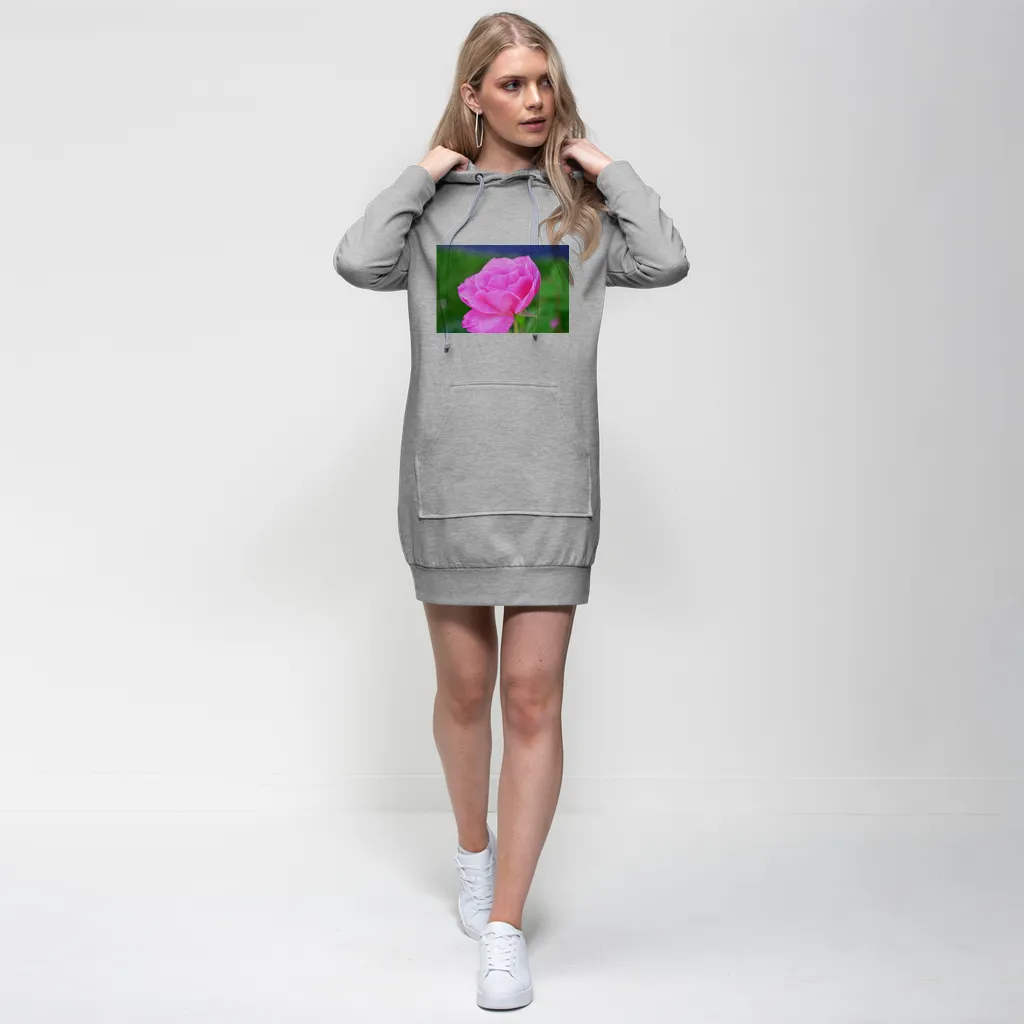 PinkFlower Premium Adult Hoodie Dress