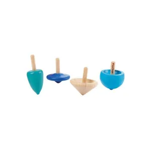 Plan Toys mini spinning tops set