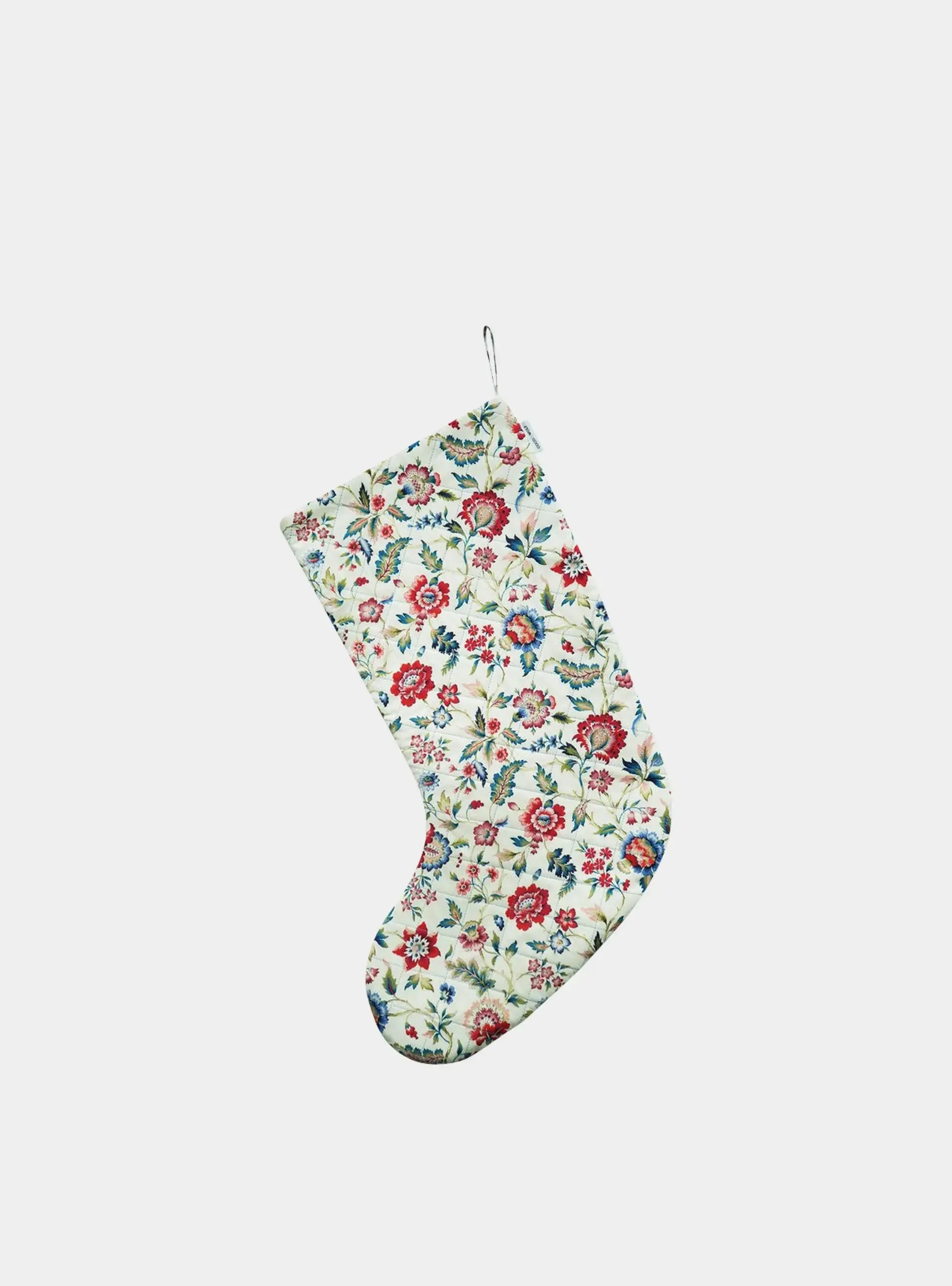 Quilted Christmas Stocking Made With Liberty Fabric Eva Belle