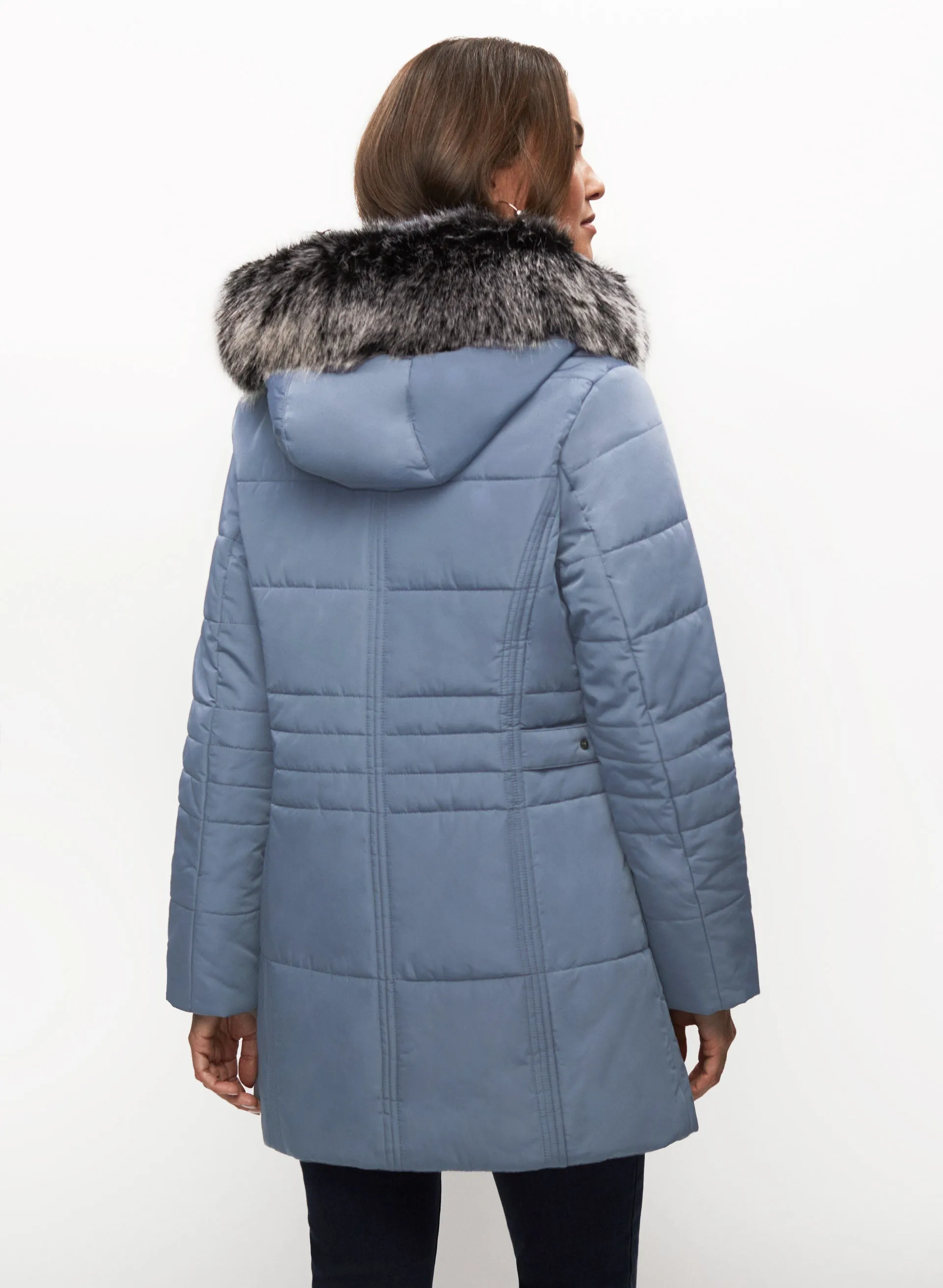 Quilted Vegan Down Coat