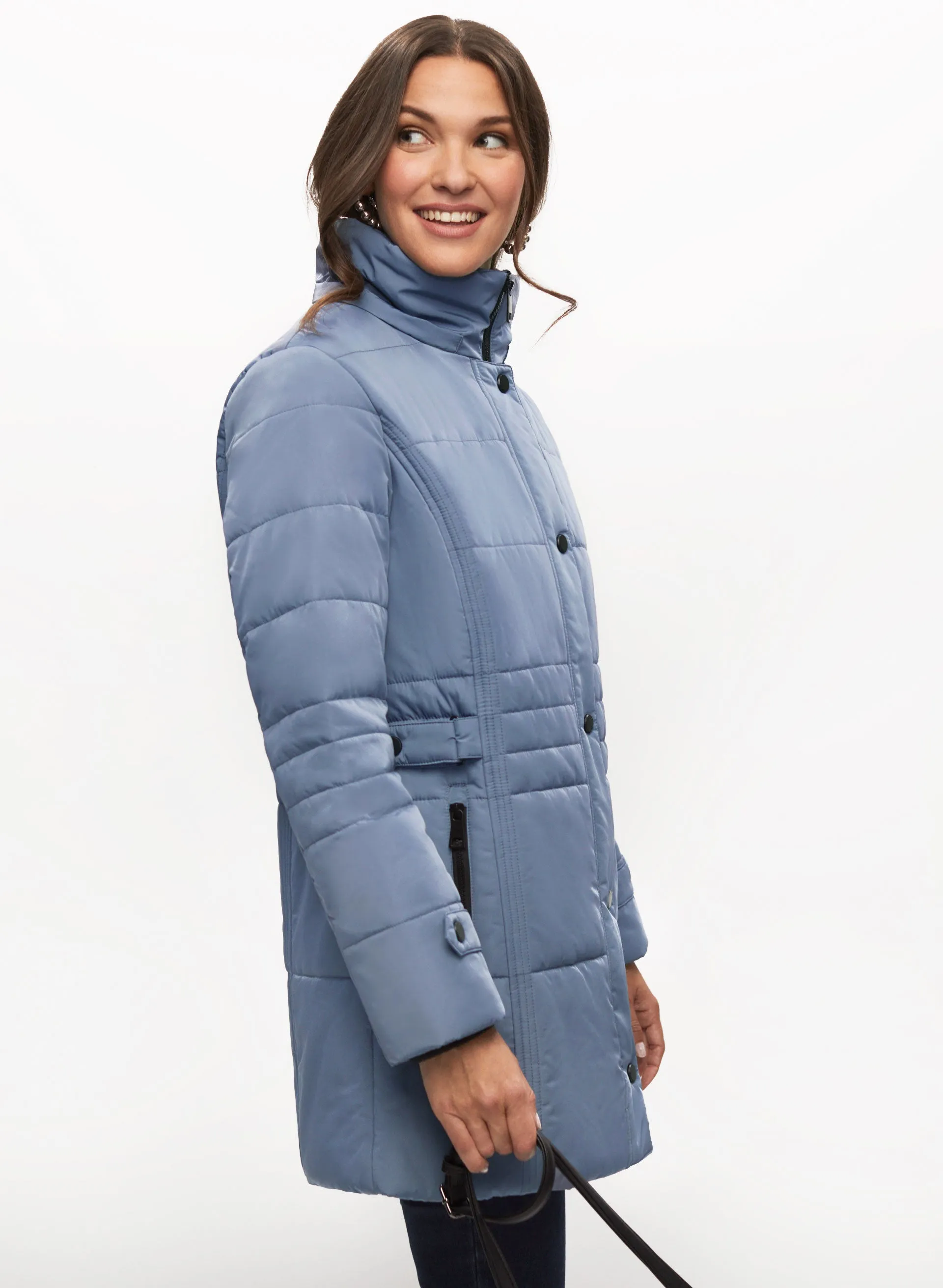 Quilted Vegan Down Coat