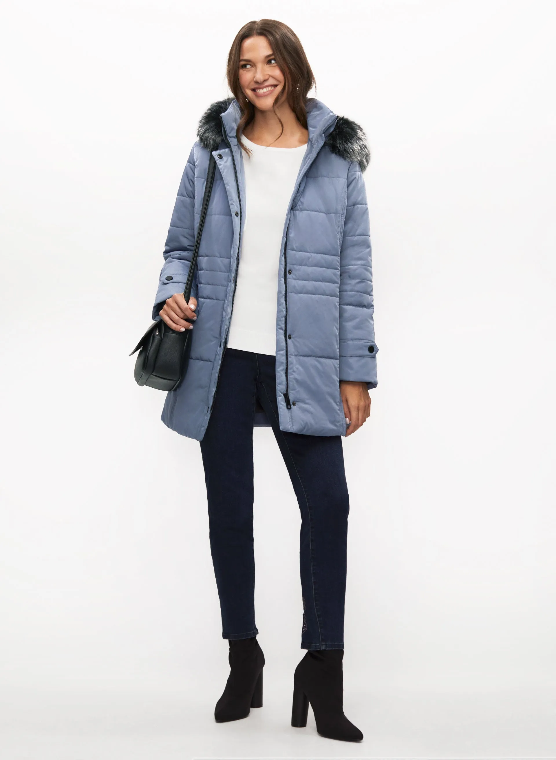 Quilted Vegan Down Coat