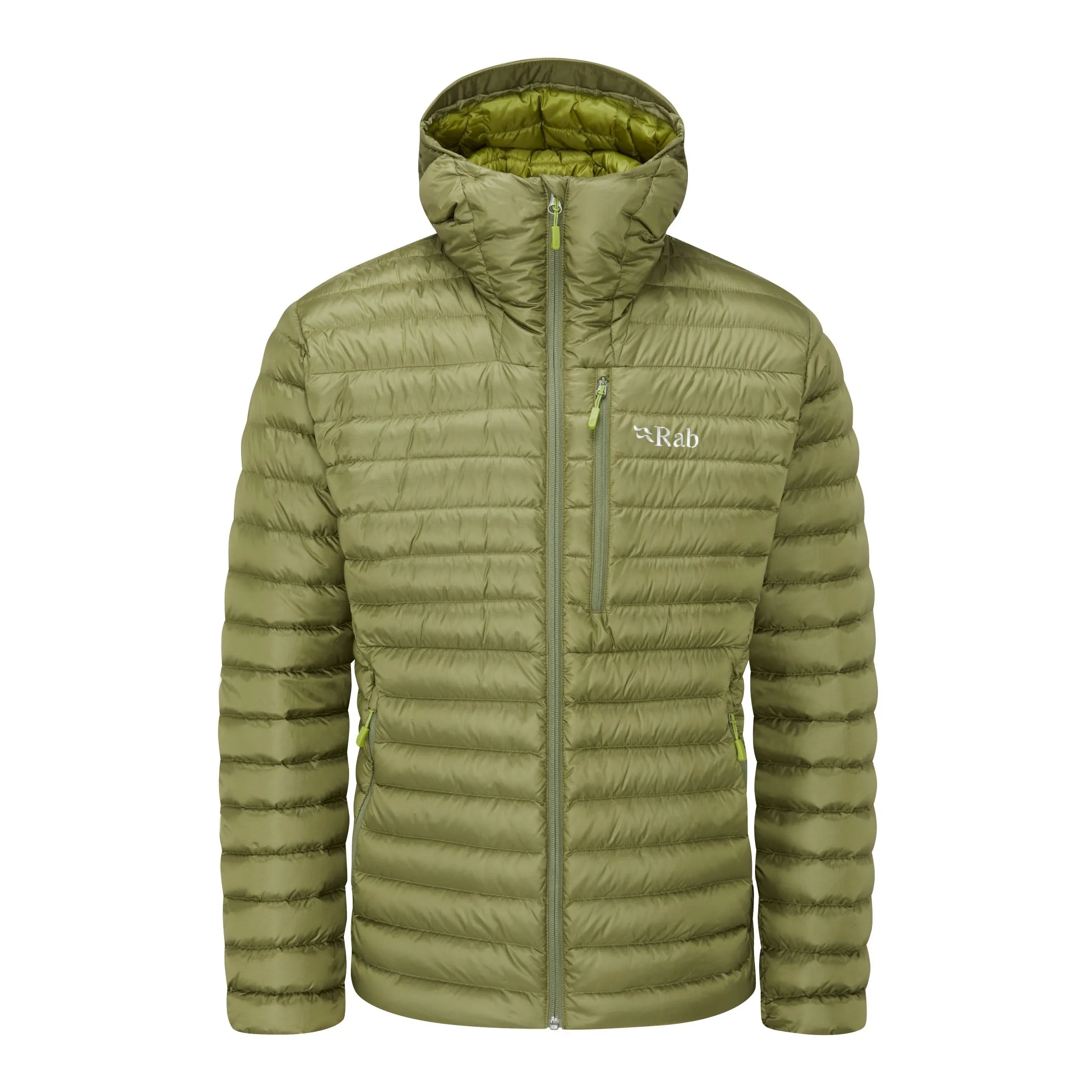 Rab Men&#x27;s Microlight Alpine Down Jacket Chlorite Green | Buy Rab Men&#x27;s Microlight Alpine Down Jacket Chlorite Green here | Outnorth