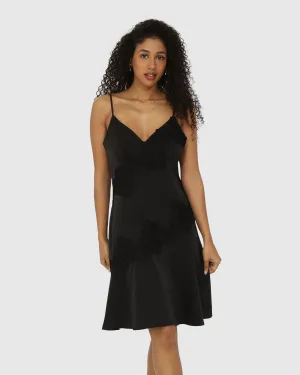 Real Love Slip Dress - Black